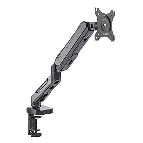 JAPANNEXT モニターアーム ガス式 液晶ディスプレイアーム クランプ対応 15-32インチ対応 耐荷重2-6.5kg 4軸 垂直 水平 | 
