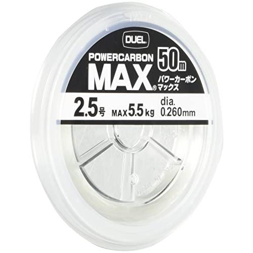 DUEL(デュエル) フロロライン 2.5号 POWERCARBON MAX 50m 2.5号 スーパークリア H3398 | 