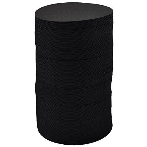 業務用 ペーパーコースター 黒 丸 200枚入 9cm 92010024 日本製 | 