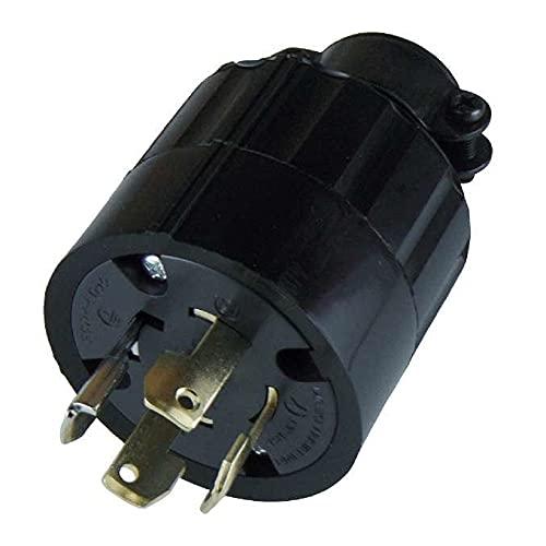 アメリカン電機 引掛形 ゴムプラグ 接地3P30A250V 4322R | 