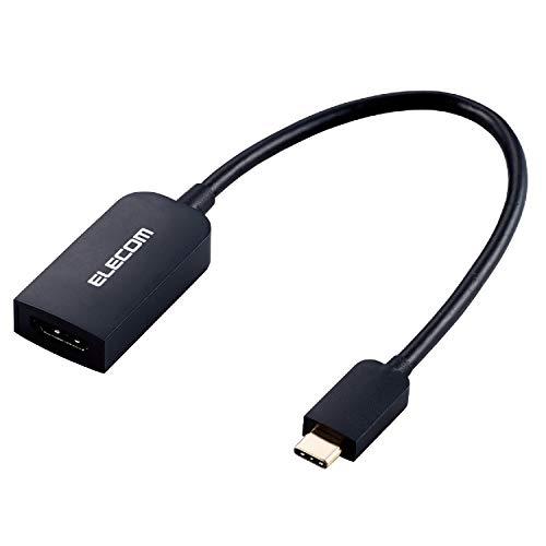 エレコム USB-C HDMI 変換 (USB C to HDMI 30Hz 変換アダプタ ) 0.15m ブラック AD-CHDMIBK2 | 