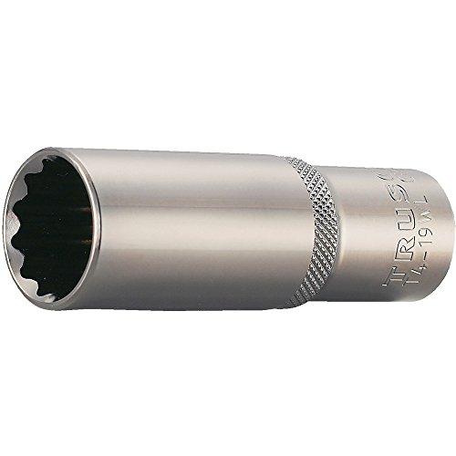 TRUSCO(トラスコ) ディープソケット 12角タイプ 差込角12.7 対辺17mm T4-17WL | 