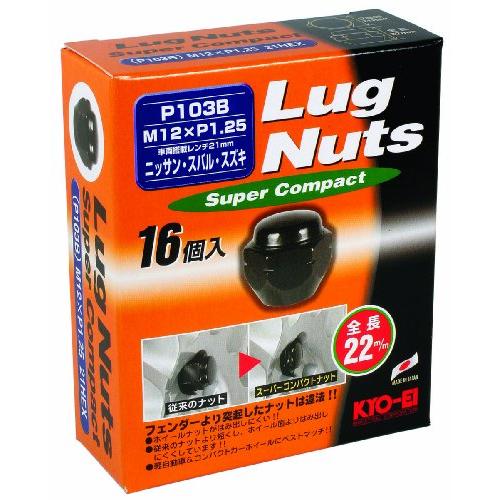 KYO-EI [ 協永産業 ] ラグナットスーパーコンパクト [ 個数:16個入 ] [ 袋タイプ 21HEX ] M12 x P1.25 P1 | 