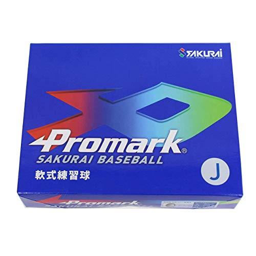 SAKURAI [サクライ貿易] Promark(プロマーク) 野球 軟式 練習球 J号 12球入り 1ダース 69mm LB-312J DZ | 