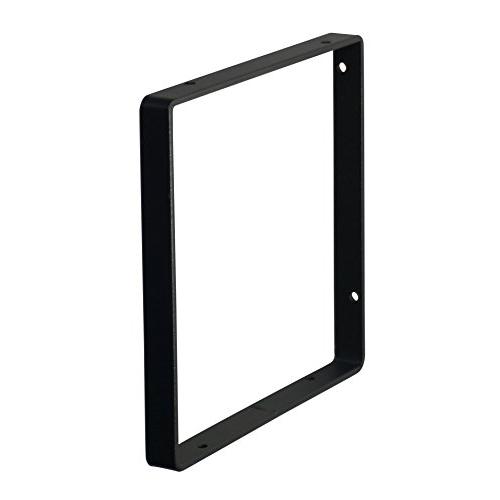 平安伸銅工業 LABRICO シェルフフレーム スクエア 1×6木材・幅15cmパイン材用 石膏ボードピンまたはネジで取付 ブラック WFK-1 | 