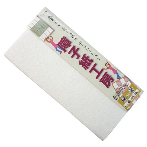 大直 補修用障子紙 28cm×94cm(3枚入り) 美濃判 障子紙工房 麻の葉 白 KA-01 | 