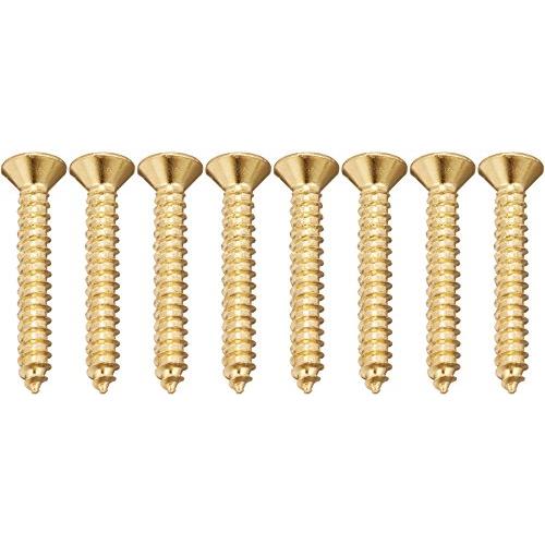 SCUD エスカッションビス、フロント用、インチサイズ、8P ゴールド W-HMG | 