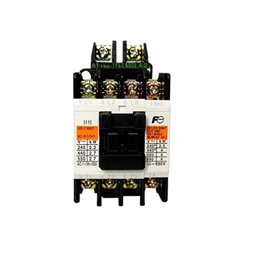 富士電機 標準形電磁接触器 ケースカバー無 SC-05 コイルAC200V 2A | 