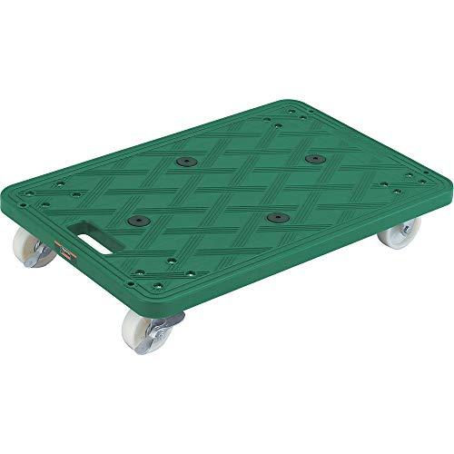 TRUSCO(トラスコ) 樹脂製台車 ルートバン 370×500 自在側S付 グリーン MP-500S | 