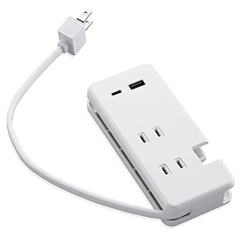 エレコム USBタップ/USB-C1ポート/USB-A1ポート/15W/AC3個口ホワイト | 
