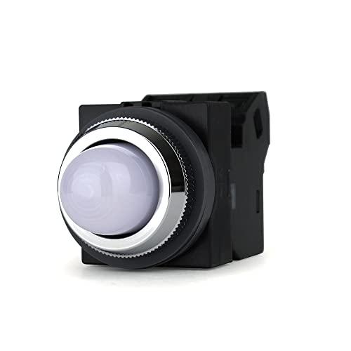 IDEC(アイデック) パイロットライト TWSシリーズ φ25 丸形 LED照光 AC200/220V APS126DNPW | 