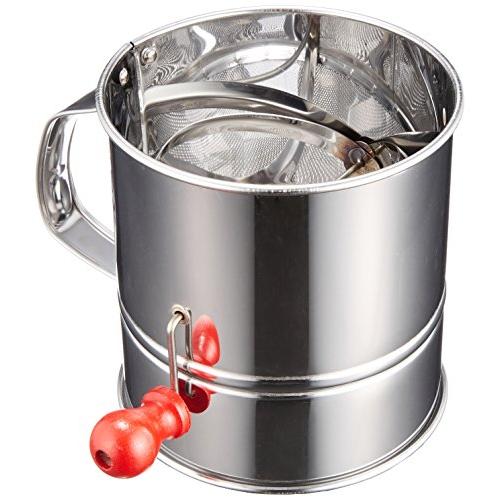 遠藤商事 業務用 回転粉フルイ 小 18-0ステンレス 日本製 BKN01003 | 