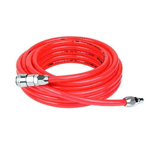 E-Value ウレタンエアホース 10m 常圧用 内径8.5mm×外径12.5mm 大流量 クリアレッド EUH-10RL 8.5 日本製 | 