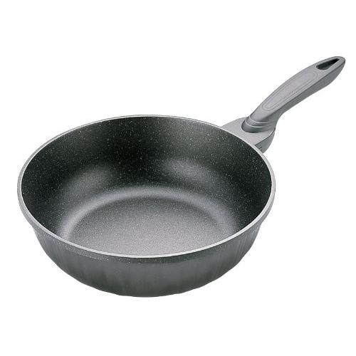 遠藤商事 業務用 テフロンマーブルコート 炒め鍋 24cm IH対応 アルミ鋳物/マーブルコート 韓国製 AIT2801 | 