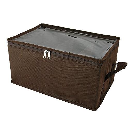 東洋ケース(Toyo Case) メディア収納ボックス ブラウン DVDサイズ M2-DVD | 