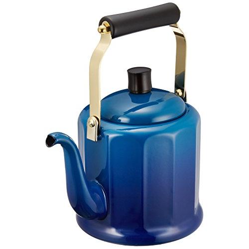 野田琺瑯 ケトル ホーロー 2.0L IH対応 ブルー 日本製 ロイヤルクラシック RCLー50KBL | 