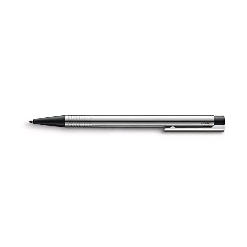 LAMY ラミー ボールペン 油性 ロゴ ステンレス ブラック L205BK 正規輸入品 | 