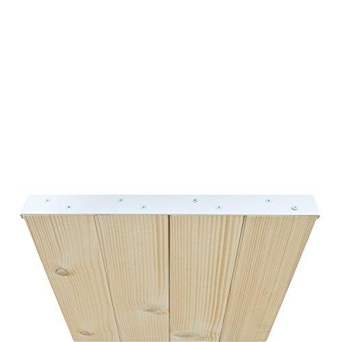 和気産業 Walist ウォリスト DIY 壁面収納 突っ張り 束ねる金具4枚用 白 WAT-026 | 