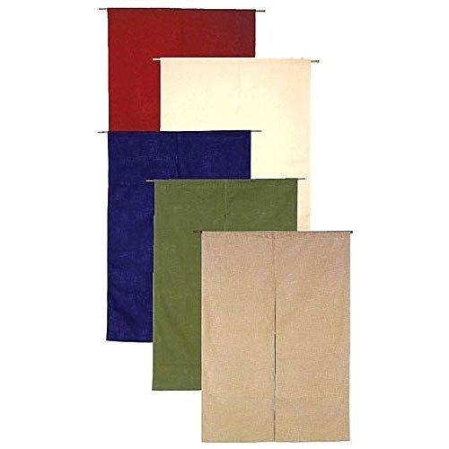 サンメルヘン のれん 無地 紺 001-05 綿 麻 日本製 YHV0403 | 