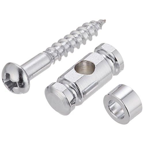 SCUD ストリングリテイナー、ギター用、円筒型、2.5mmスペーサー クローム SR-GB25C | 