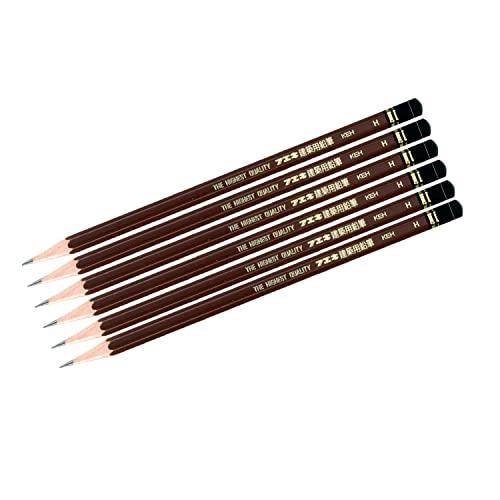 フエキ 不易 建築用鉛筆 H 6本入 KEH-6 | 