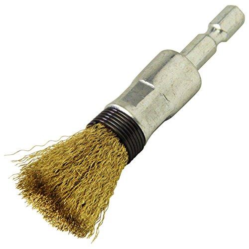 SK11 六角軸 真鍮ワイヤーブラシ 15mm | 