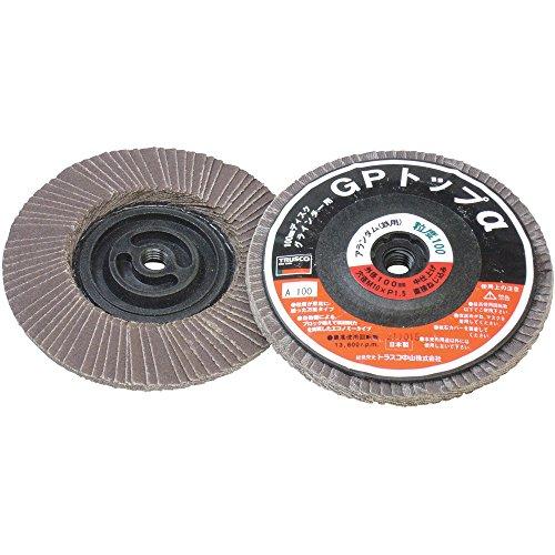 TRUSCO(トラスコ) GPトップα ねじ込み式 アランダム Φ100 10枚入 40# GP100AL-40 | 