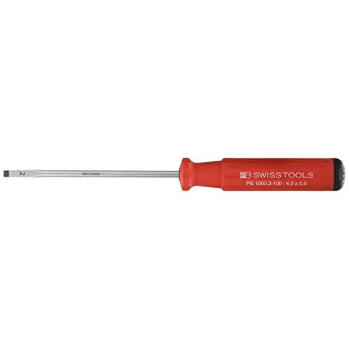 PB SWISS TOOLS ピービースイスツールズ スイスグリップクラシック マイナスドライバー 刃先厚0.6X刃先幅4mm 全長195mm | 