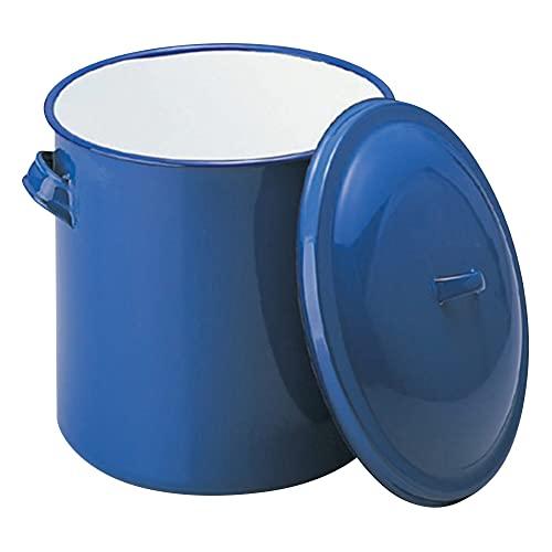 野田琺瑯 タンク ホーロー 4.5L 18cm ブルー 日本製 | 
