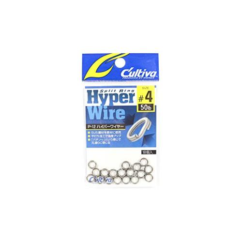 OWNER(オーナー) スプリットリング カルティバ P-12 スプリットリングハイパーワイヤー #4 50lb/77lb 18個 72812 | 