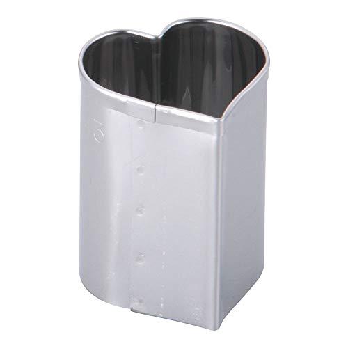 遠藤商事 野菜抜き型 シルバー No.3 業務用 パテ抜 ハート BPT05003 | 