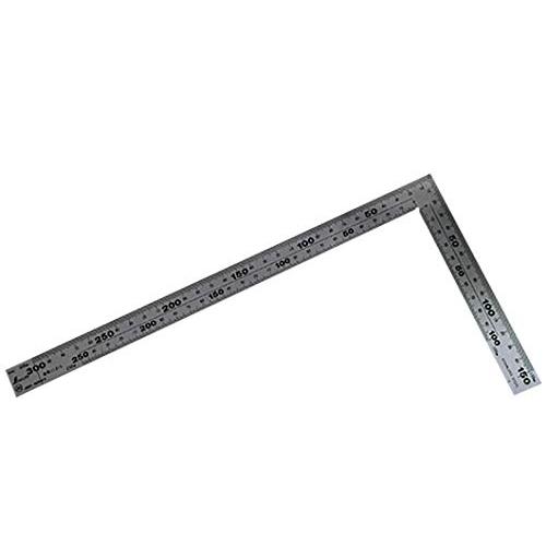 シンワ測定(Shinwa Sokutei) 曲尺 厚手広巾 建築 鉄工用 表裏cm目盛 ステン 30cm 11215 | 