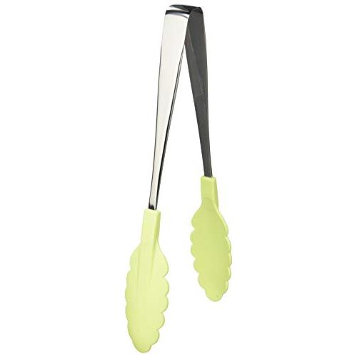 遠藤商事 業務用 抗菌 耐熱カラフルトング ミント 金属部ステンレススチール 先端部66ナイロン、ガラス繊維(抗菌剤入) 日本製 BTV7608 | 