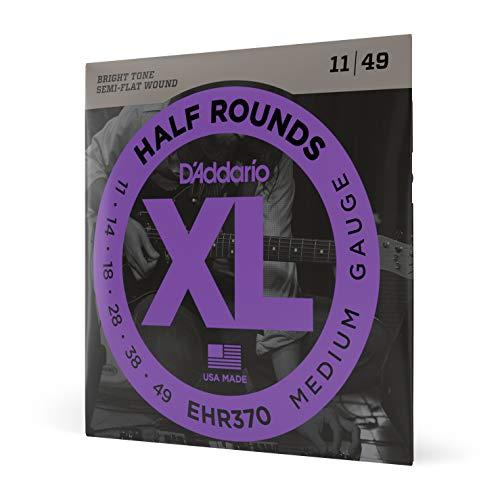 D'Addario ダダリオ エレキギター弦 403ステンレススチール・ハーフラウンド Medium .011-.049 EHR370 【国内正 | 