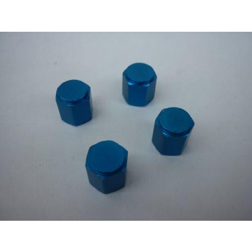 BAL ( 大橋産業 ) エアーバルブキャップ ブルー 4個入 1111 | 