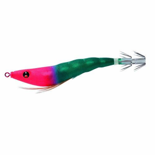 DUEL(デュエル) スッテ EZ-SLIM 布巻 80mm 重量:4g A1626-BLRM-ブルー夜光レッドグリーン イカメタル ドロッパー | 