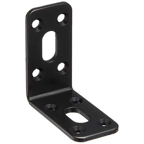 MYST(マイスト) 取付金具(カチオン電着) 黒色 幅25×長さ50×50×厚み3mm (6017) DIY用 | 