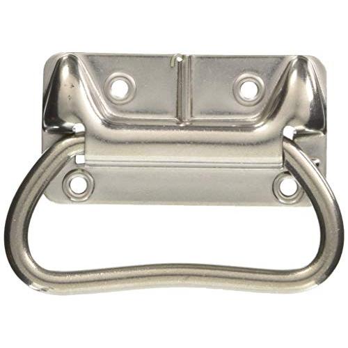 TRUSCO(トラスコ) スプリング付トランク取手 ステンレス製 105mm TT-105S | 