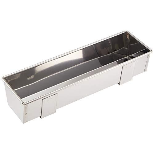 遠藤商事 TKG 羊羹 寒天型 トヨ型 角型足付 (内寸)幅×奥行×高さ(mm)270×80×55底奥行(mm)60 ステンレス製で錆びにくく衛 | 