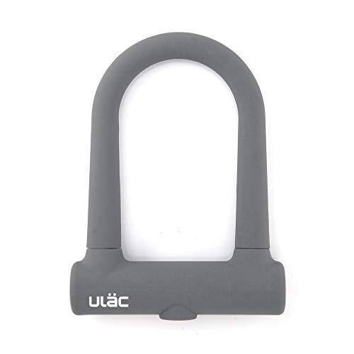 ユーラック(Ulac) BROOKLYN シリコンカバー自転車用U字ロック UL-SU3-04 76mm×128mm グレー | 