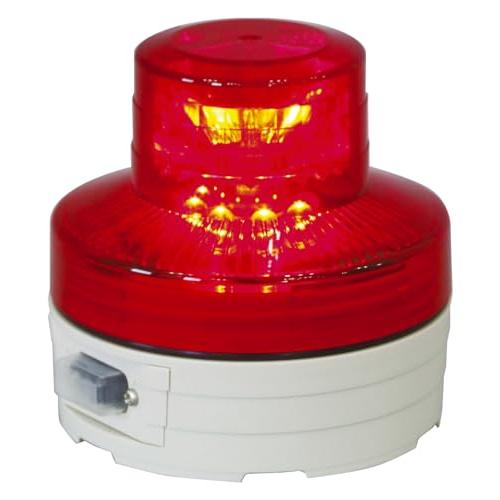 日動工業 電池式LED回転灯 ニコUFO 赤 常時点灯 NU-AR | 