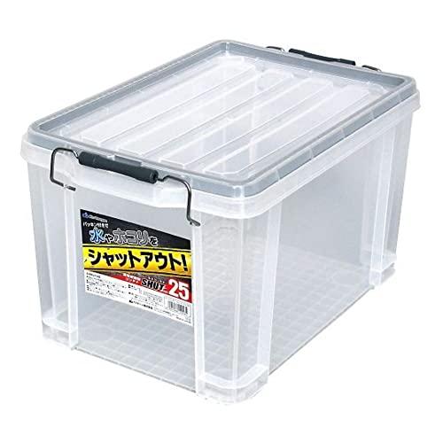 JEJアステージ(JEJ Astage) 収納ボックス 日本製 パッキン付き簡易密閉型 コンテナ 積み重ね [シールドコンテナ シャット #25 | 