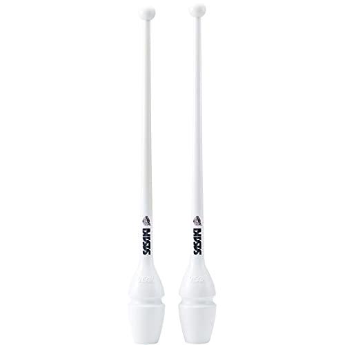 SASAKI(ササキ) 新体操 手具 クラブ 国際体操連盟認定品 日本体操協会検定品 ラバークラブ 長さ44cm M-34H-F W(ホワイト) | 