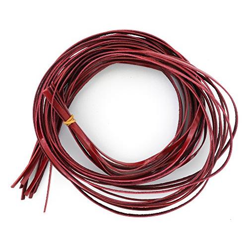 クラフト社 かがり用レース 牛レース 3mm 赤 3503-07 | 