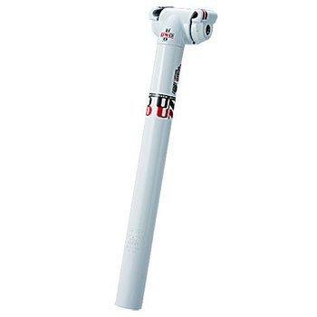 kalloy(カロイ) アルミシートピラー 自転車 シートポスト オシャレなグラフィック入! ホワイト 長さ:300mm オフセット:20mm | 