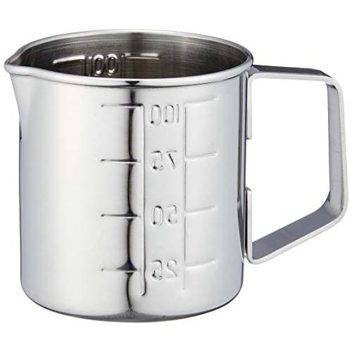 遠藤商事 業務用 口付水マス 100cc 本体18-8ステンレス 日本製 BMZ01100 | 