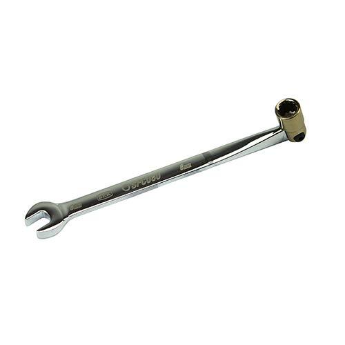 スエカゲツール SEK フレックスコンビレンチ (片ブラ) スプラインソケットタイプ 8mm SFC 080 | 