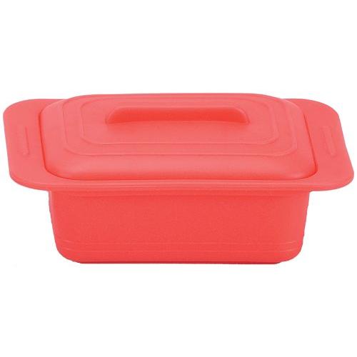 ワールドクリエイト ViV シリコンスチーマー 蒸し器 レンジ調理器 ウノ パプリカレッド 59627 | 