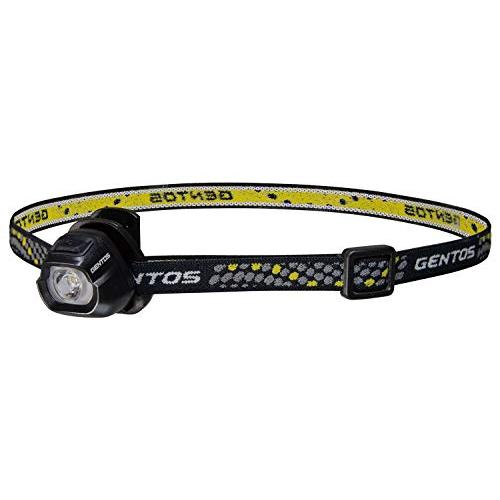 GENTOS(ジェントス) LED ヘッドライト 小型 軽量32g 電池式(CR2032) 20ルーメン HC-24BK 登山 釣り ブラック | 
