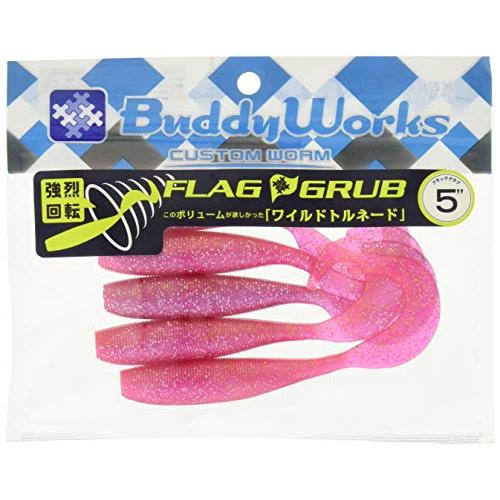 BuddyWorks(バディーワークス) ワーム フラッググラブ 5インチ パッションピンク ルアー | 